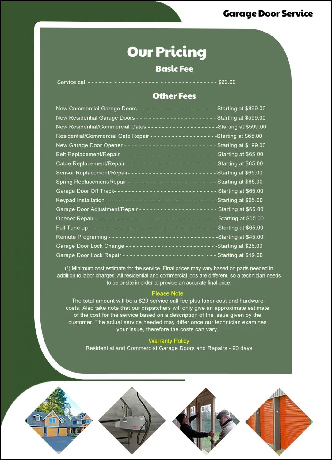 Metro Garage Doors Los Angeles, CA 323-825-1004